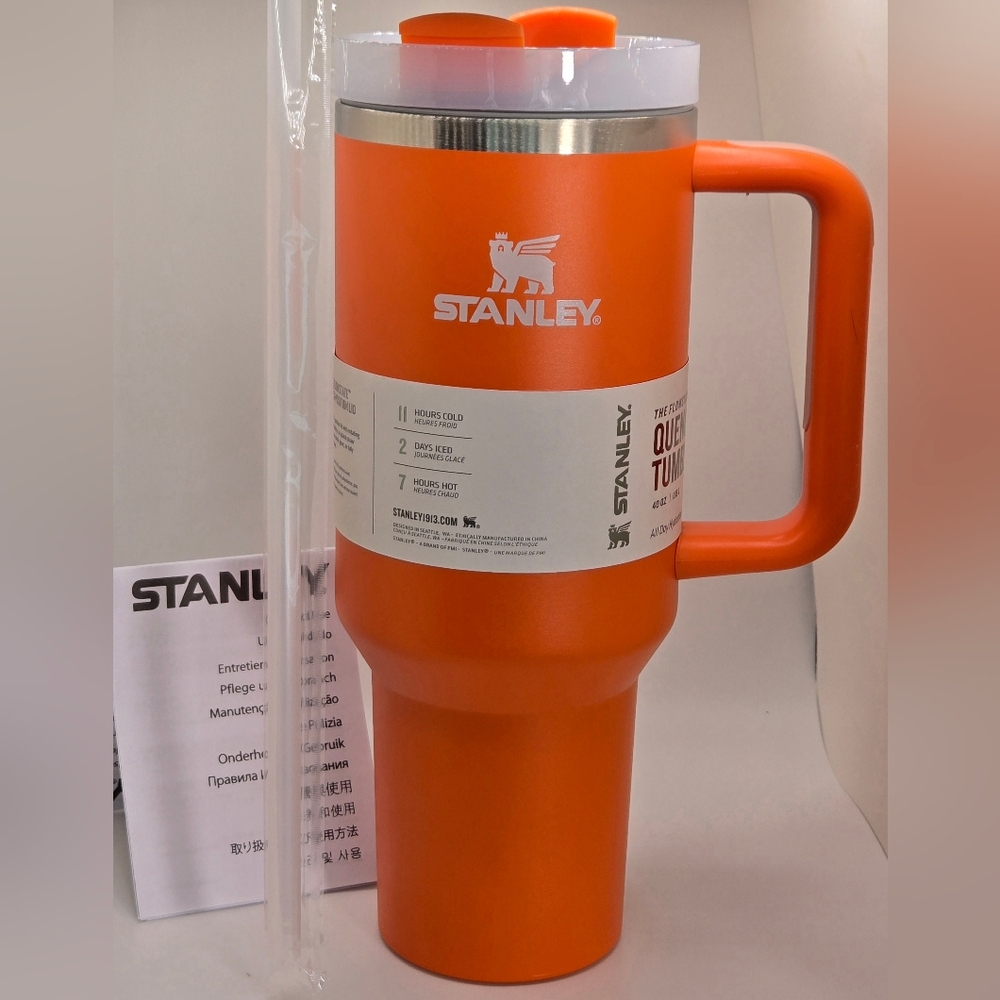 Stanley Vibrant Orange Tumbler 40oz!